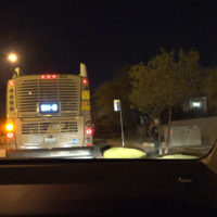 City Bus Driving At Night