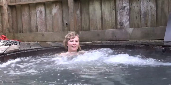 Woman In Hot Tub 00