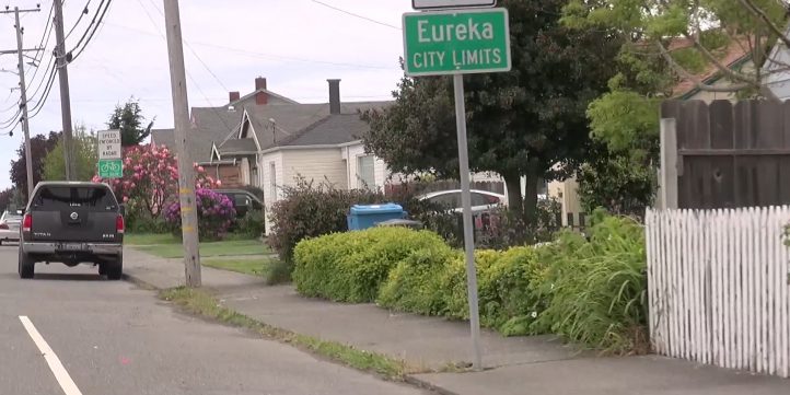 Eureka California City Limits Sign
