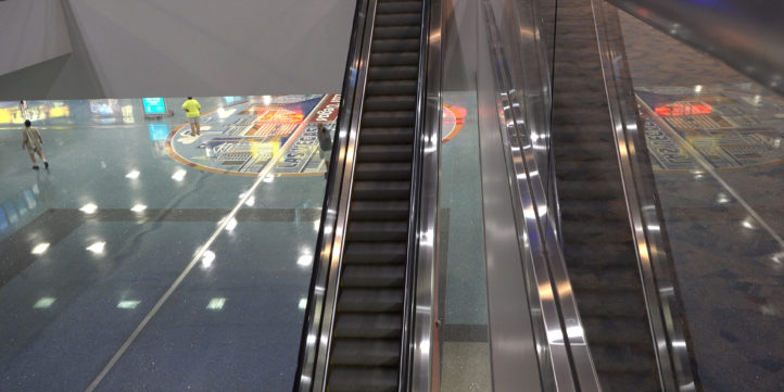 Airport Escalator