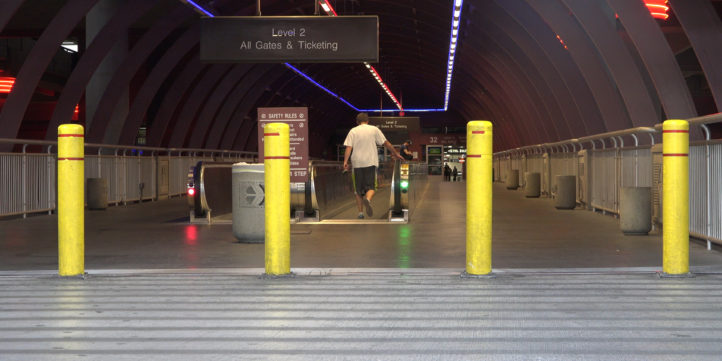 airport moving walkway