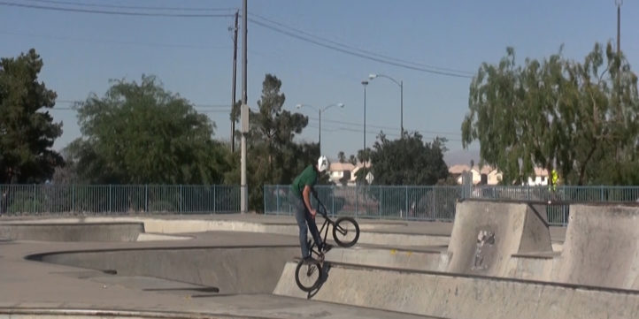 bike rider doing bike tricks